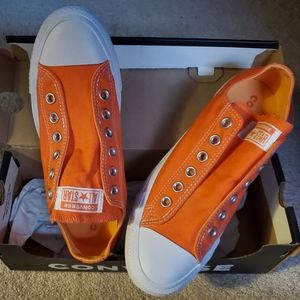 Orange Converse